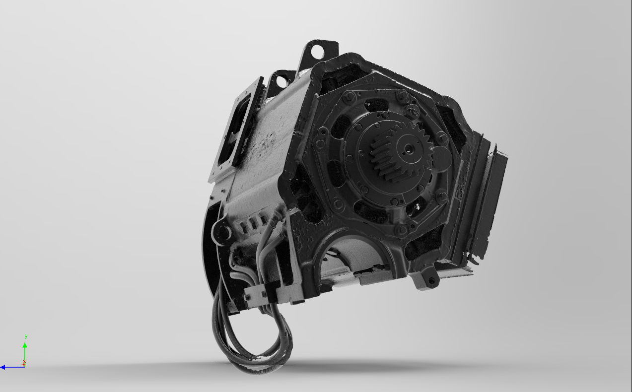 A1 mootori koostu 3D mudeli detail