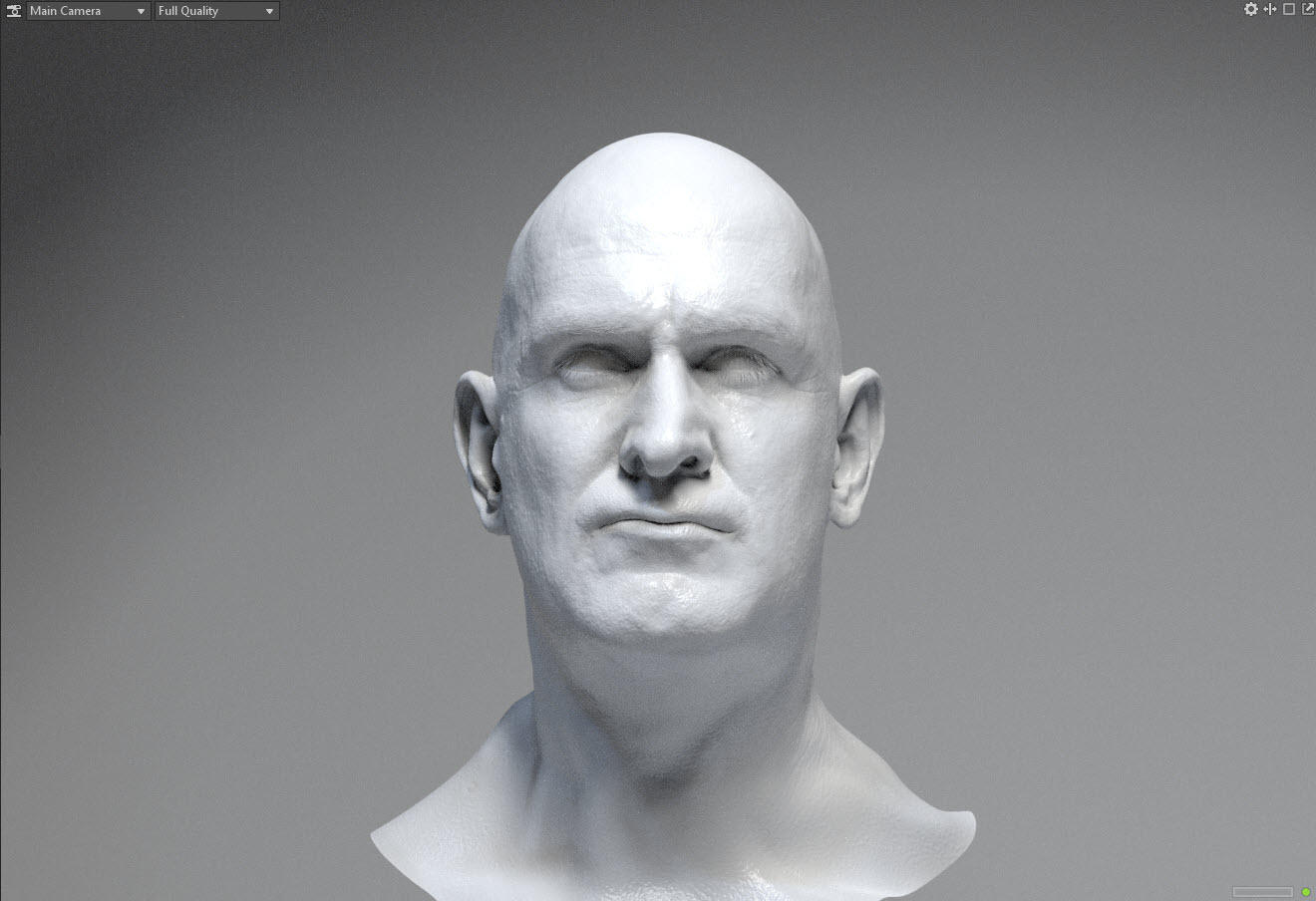 Detailne 3D mudel näost pilt 6