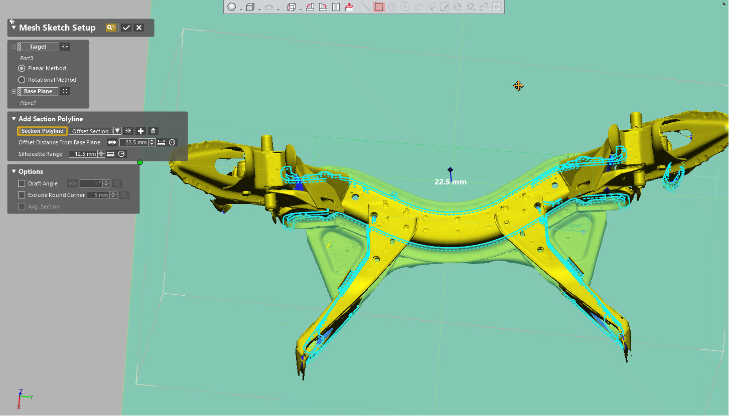 Ford Taunus silla 3D skaneering pilt 4