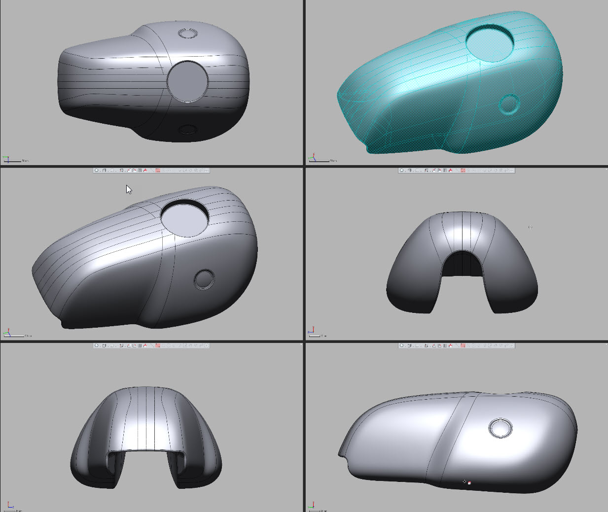 Mootorratta kütusepaagi 3D-skaneerimine pilt 4