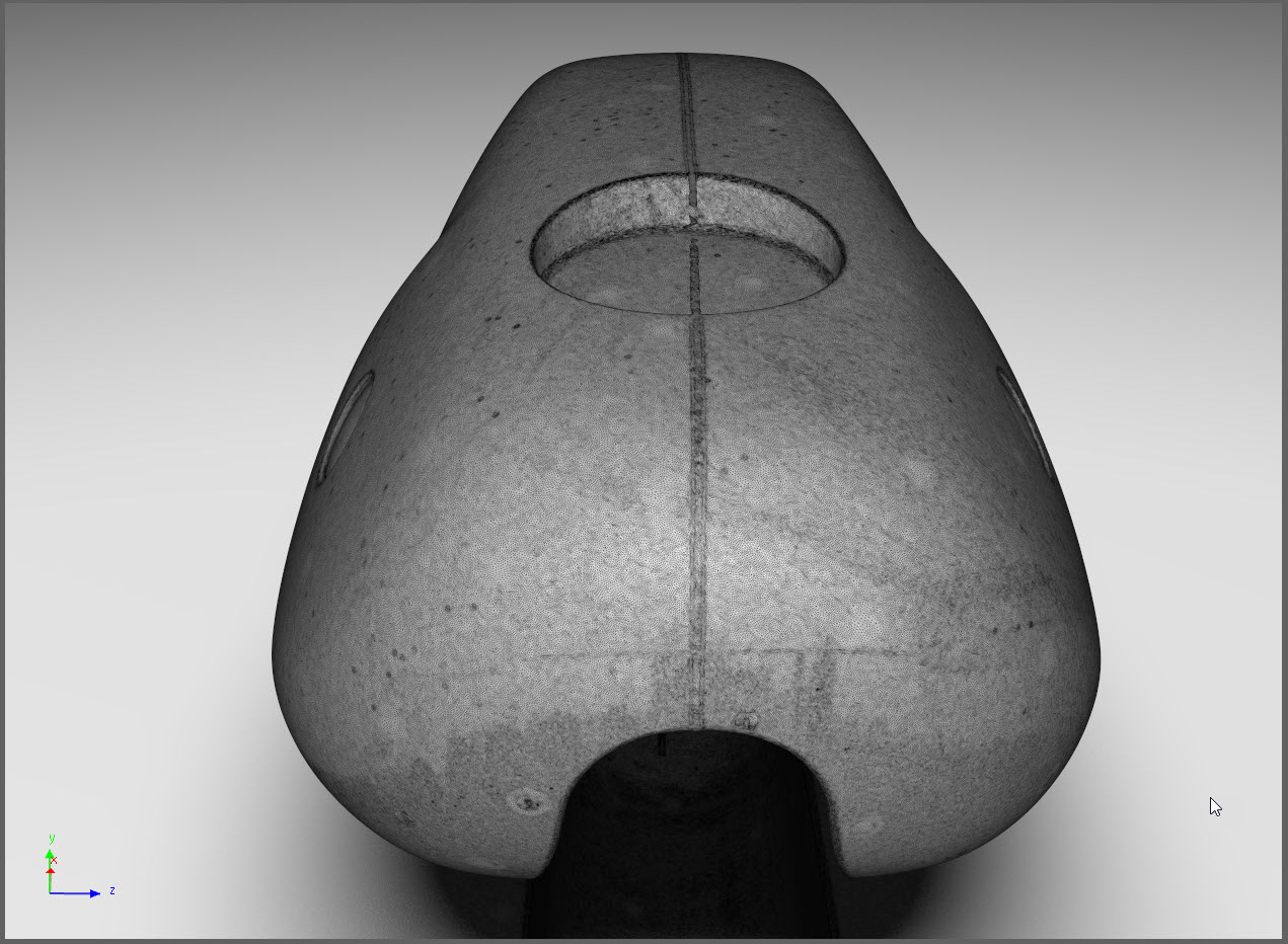 Mootorratta kütusepaagi 3D-skaneerimine pilt 5