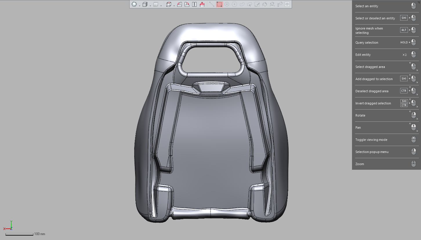 Seljatoe 3D SOLID eest vaade