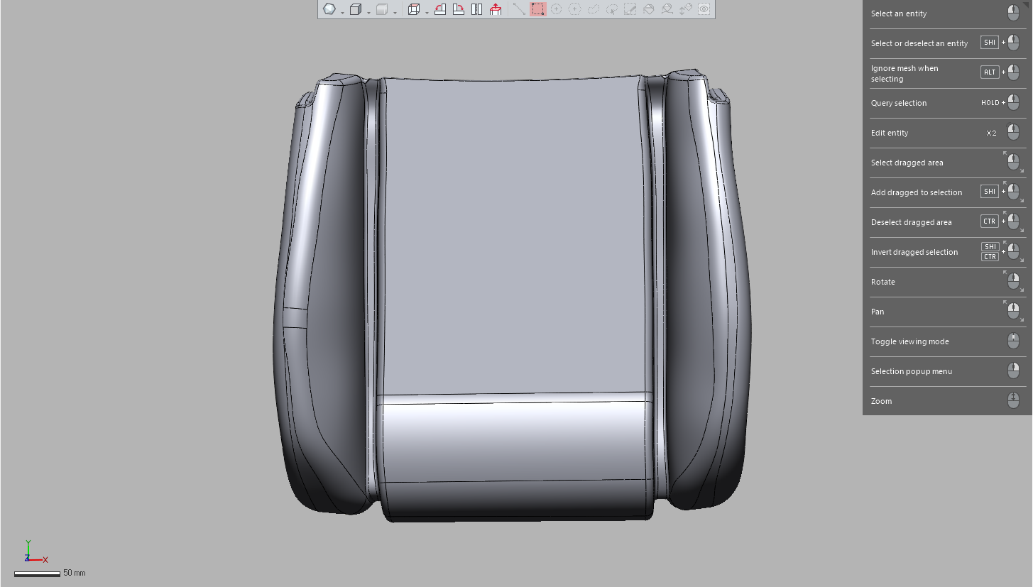 Istmiku 3D SOLID pealt vaade