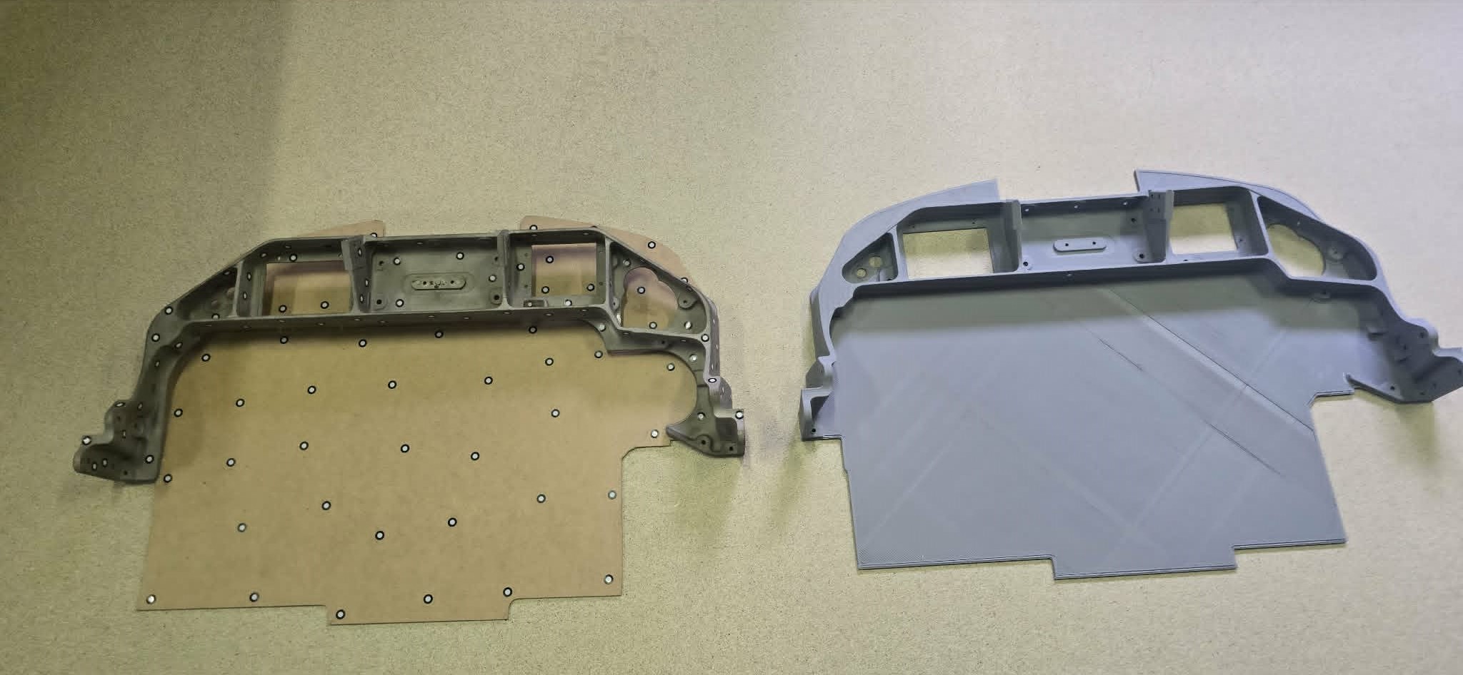 3D-prinditud esipaneeli prototüüp