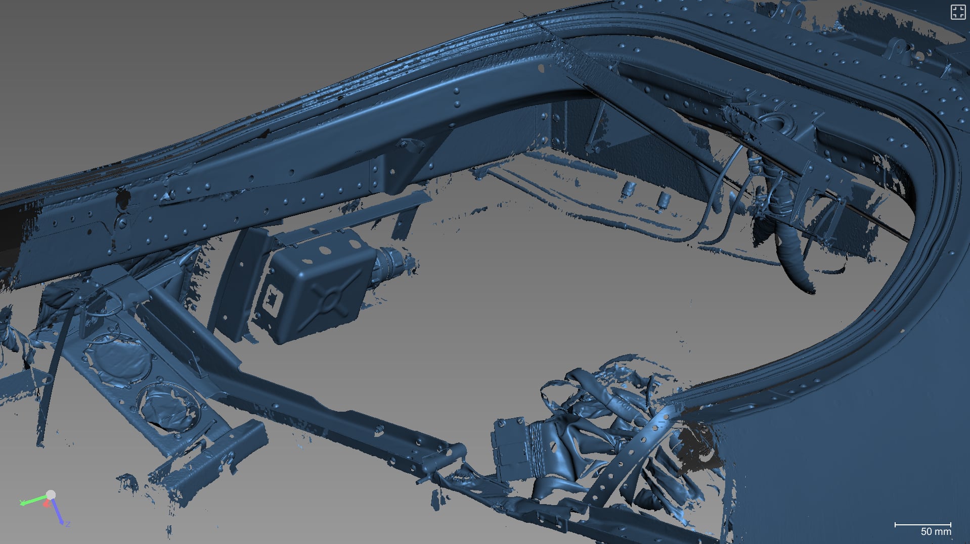 L-39 display raami skaneering
