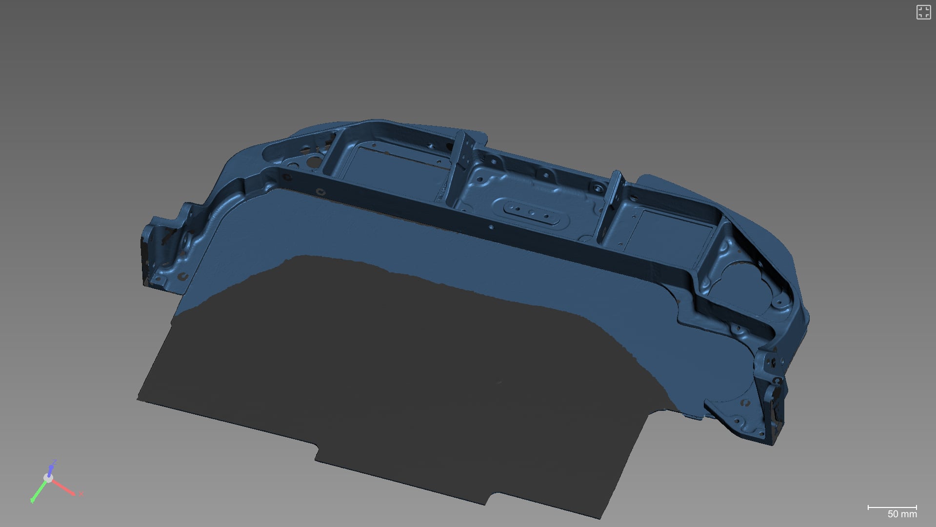 Triangulated mesh kontroll