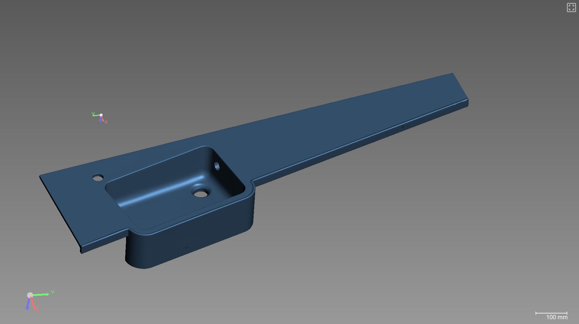 Valamu 1 – triangulated mesh mudel
