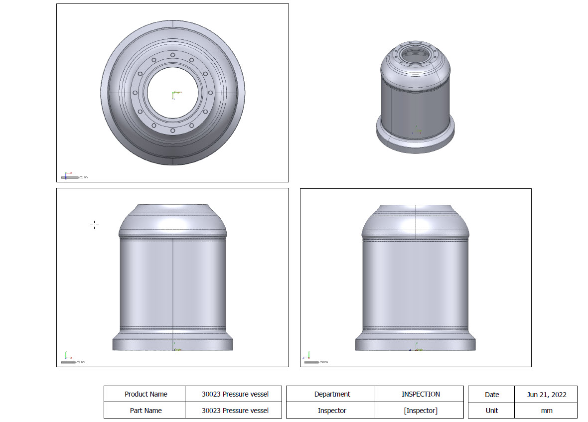 Pressure Vessel SOLID mudel